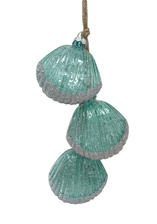 Thumbnail 1: Magical Season Triple Shell Glass Ornament 