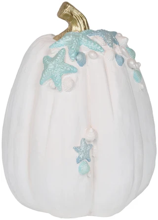 Thumbnail 1: Autumn Grove  15 in Nautical Pumpkin Decor 