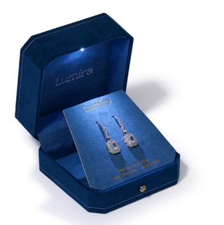 Thumbnail 2: Lumira Silver Plated Cubic Zirconia Drop Earrings 