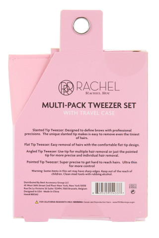Thumbnail 2: RACHEL ROY Multi-Pack Tweezer Set w/ Travel Case 