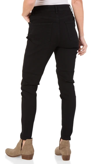Thumbnail 2: Express Women's Skinny Mid-Rise Hyper Stretch Jeans 