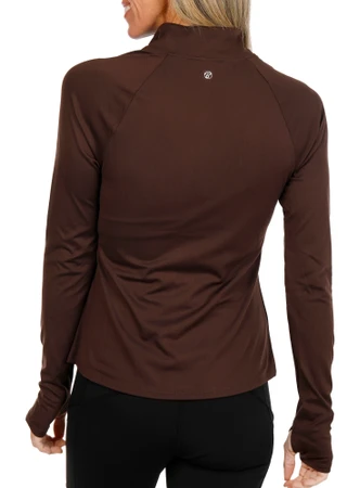 Thumbnail 2: Bally Women's Active 2 Pocket Long Sleeve Zippered Yoga Jacket 