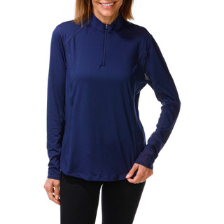 Thumbnail 1: Pro Tour Women's Active UPF 50  Long Sleeve 1/4 Zipper Golf Top 