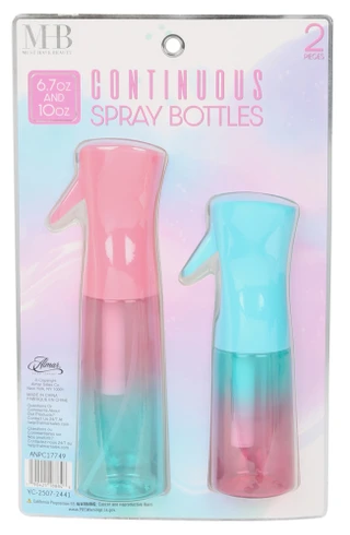 Thumbnail 2: Must-Have Beauty 2 Pc Continuous Spray Bottles 