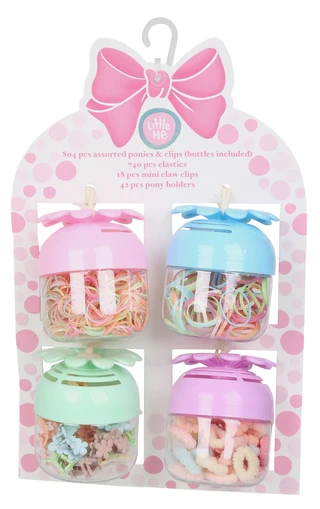 Thumbnail 1: Little Me 804 Pc Assorted Ponies & Clips  