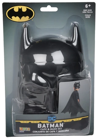 Thumbnail 1: DC Comics 2 Pc Halloween Batman Cape & Mask Costume Set 