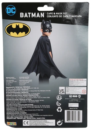Thumbnail 2: DC Comics 2 Pc Halloween Batman Cape & Mask Costume Set 