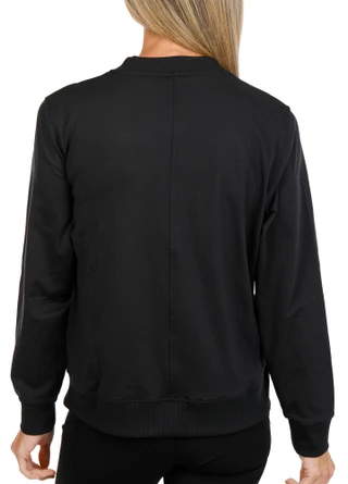 Thumbnail 2: Bally Women's Active 2 Pocket Long Sleeve Zippered Bomber Jacket 