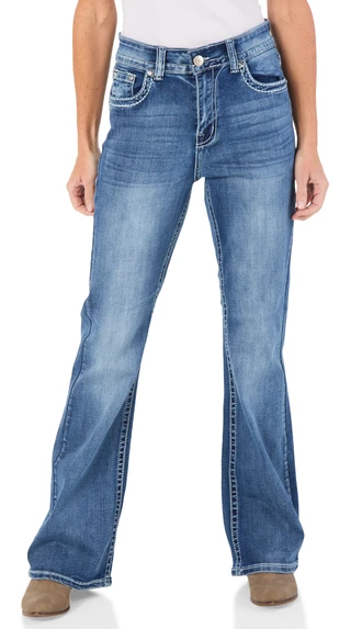 Thumbnail 1: Shiloh Sky Women's Bling Back Jeans 