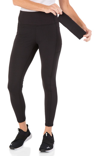 Thumbnail 3: LAUNDRY BY SHELLI SEGAL Women's Active Leggings w/ Headband 