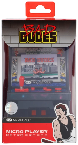 Thumbnail 2: My Arcade Bad Dudes Micro Player Retro Arcade 