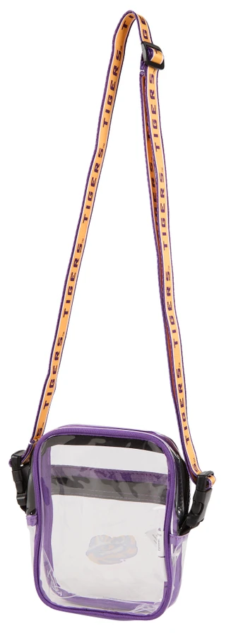Thumbnail 2: LSU Tigers Foco Clear Crossbody Messenger Team Bag 