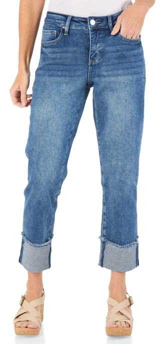 Thumbnail 1: Royalty For ME Women's Straight Cuff Jeans 
