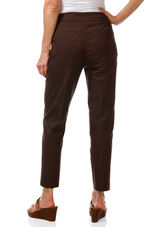 Thumbnail 2: Zac & Rachel Women's Super Stretch Flattering Fit Ankle Pants 