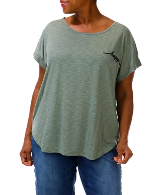 Thumbnail 1: Tru Self Women's Plus Happy Sunflower Top  