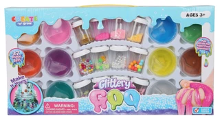 Thumbnail 1: Brooklyn Lollipop 27 Pc Glittery Goo Set with Carry Case 
