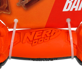 Thumbnail 2: Nerf Rubber Treat Barbell Dog Toy  