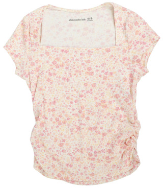 Thumbnail 1: Abercrombie & Fitch Big Girls Short Sleeve Square Neck Print Top 