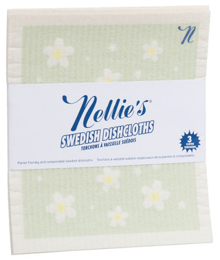 Thumbnail 1: Nellies Floral Swedish Dishcloths  
