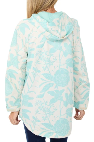 Thumbnail 2: Horizon by Bass Creek Outfitters Women's Floral Zip Up Rain Jacket 