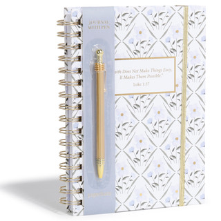 Thumbnail 1: Deejay Home Designs Luke 1:37 Floral Journal with Pen 