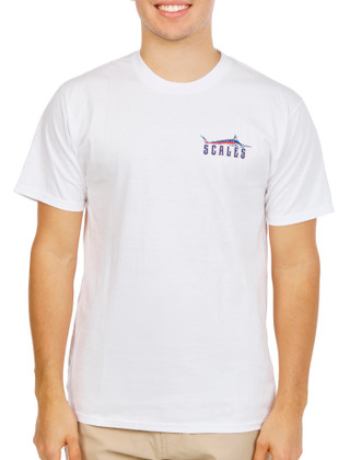 Thumbnail 2: SCALES Men's Short Sleeve Graphic Crew Neck Tee 