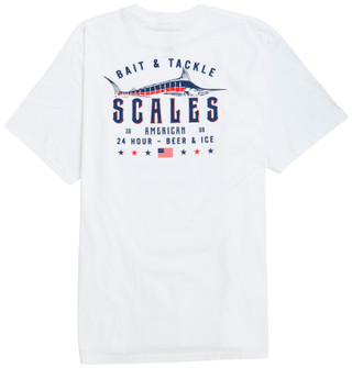 Thumbnail 2: SCALES Men's Short Sleeve Graphic Crew Neck Tee 