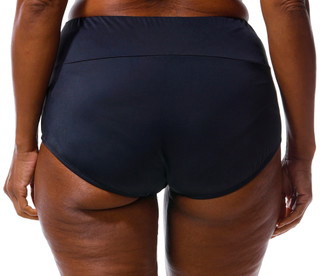 Thumbnail 4: Manhattan Beachwear Plus Solid Wide Band Hipster Swim Bottoms  