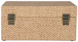 Thumbnail 2: THREE HANDS CORP. 11 in Linen Box Home Accent 