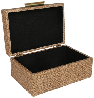 Thumbnail 2: THREE HANDS CORP. 9.5 in Linen Box Home Accent 