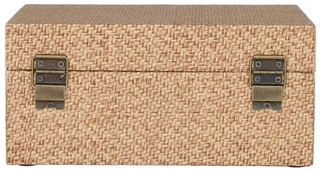 Thumbnail 3: THREE HANDS CORP. 9.5 in Linen Box Home Accent 