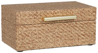 Thumbnail 1: THREE HANDS CORP. 8 in Linen Box Home Accent 