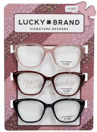 Thumbnail 1: Lucky Brand 3 Pk Cat Eye Signature Readers  