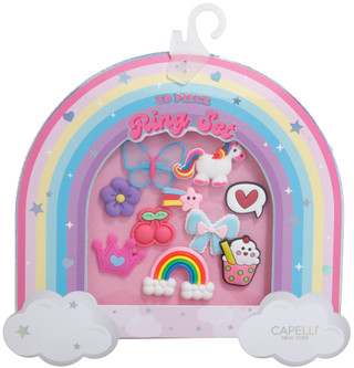 Thumbnail 1: Capelli 10 Pc Assorted Ring Set 