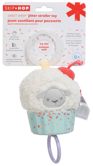 Thumbnail 1: Skip Hop Sweet Sheep Jitter Stroller Toy  