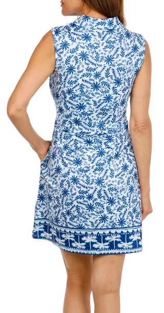 Thumbnail 4: Coral Bay Golf Women's Palm Tree Breeze Golf Dress 