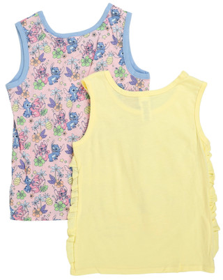 Thumbnail 2: STITCH Big Girl 2 Pk Pattern Graphic Tanks 