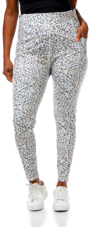 Thumbnail 1: Brisas Plus Print High Rise Leggings 