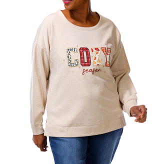 Thumbnail 4: Chenault Women's Plus Fall Sweatshirt  