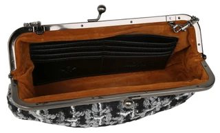 Thumbnail 2: Patricia Nash Potenaz Frame Clutch with Velvet Lining & Shoulder Chain 
