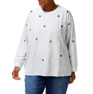 Thumbnail 4: Philosophy Women's Fall Leaf Sweatshirt  