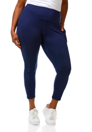 Thumbnail 1: Bally Total Fitness Women's Plus Active High Rise Leggings 
