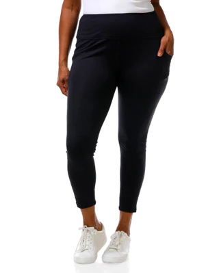 Thumbnail 1: Bally Total Fitness Women's Plus Active High Rise Leggings 
