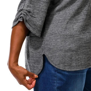 Thumbnail 3: MAX STUDIO Women's Cinched Sleeve Top  