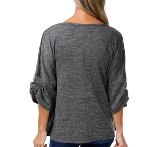 Thumbnail 5: MAX STUDIO Women's Cinched Sleeve Top  