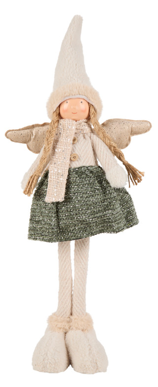 Thumbnail 1: Magical Season 25 in Christmas Angel in Dress & Santa Hat Decor 