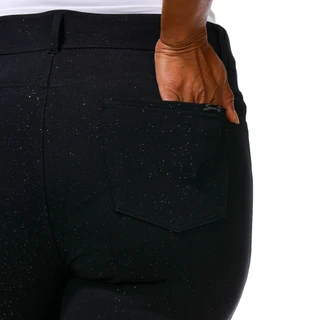 Thumbnail 4: SEVEN7 Women's Plus Sparkly High Rise Skinny Pants  