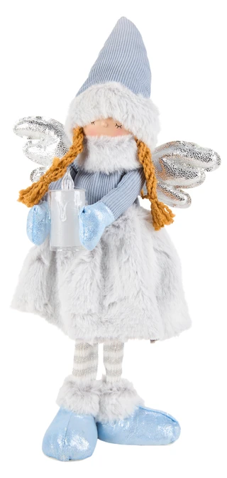 Thumbnail 1: Magical Season 20 in Christmas Angel with LED Candle Decor 