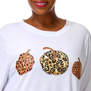 Thumbnail 3: Magical Season Women's Plus Pumpkin Top  