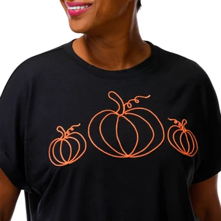 Thumbnail 3: Magical Season Women's Plus Pumpkin Top  
